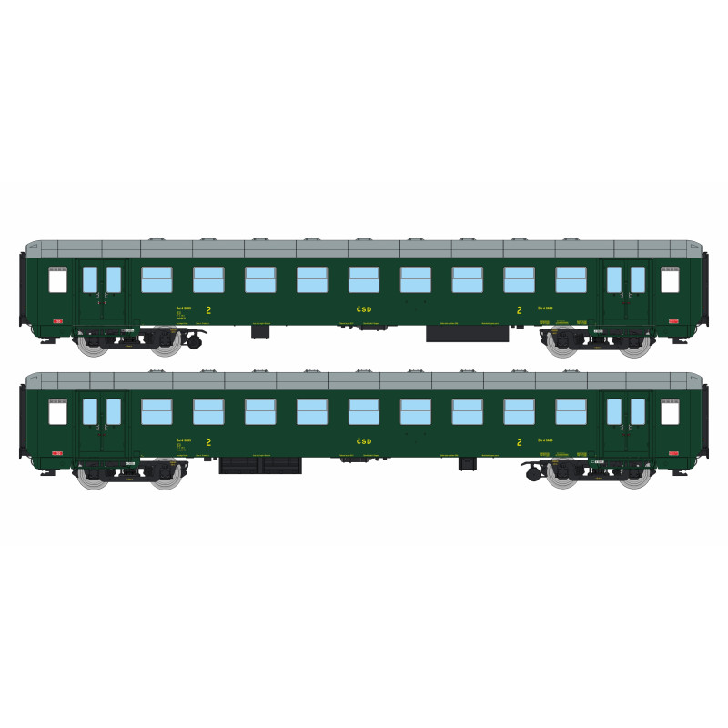 IGRA MODEL 4nápr. osobní vůz Bai ČSD 8dv Praha, III. ep.   H0