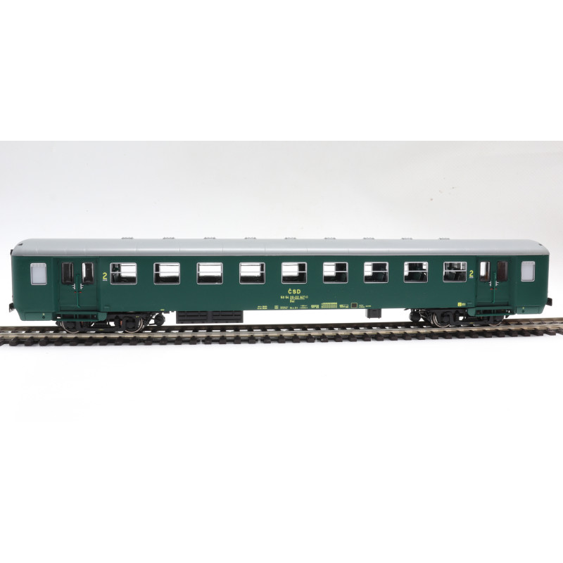 IGRA MODEL  4-axle passenger car Bai ČSD 8dv Jihlava 1, IV. ep. H0