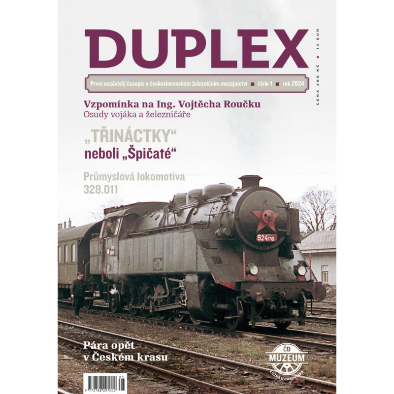 Duplex 1/2024 - The first independent magazine about Czechoslovak railway museums