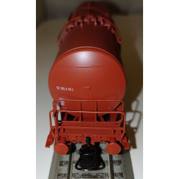 ALBERT MODELL  4-axle boiler wagon Zas MÁV, red, ep.V., wagon no.: 453-4   H0