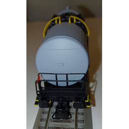 ALBERT MODELL  4nápr. kotlový vůz Zas RO - GFR, šedo-černý, ep.VI., č.vozu: 999-7  H0