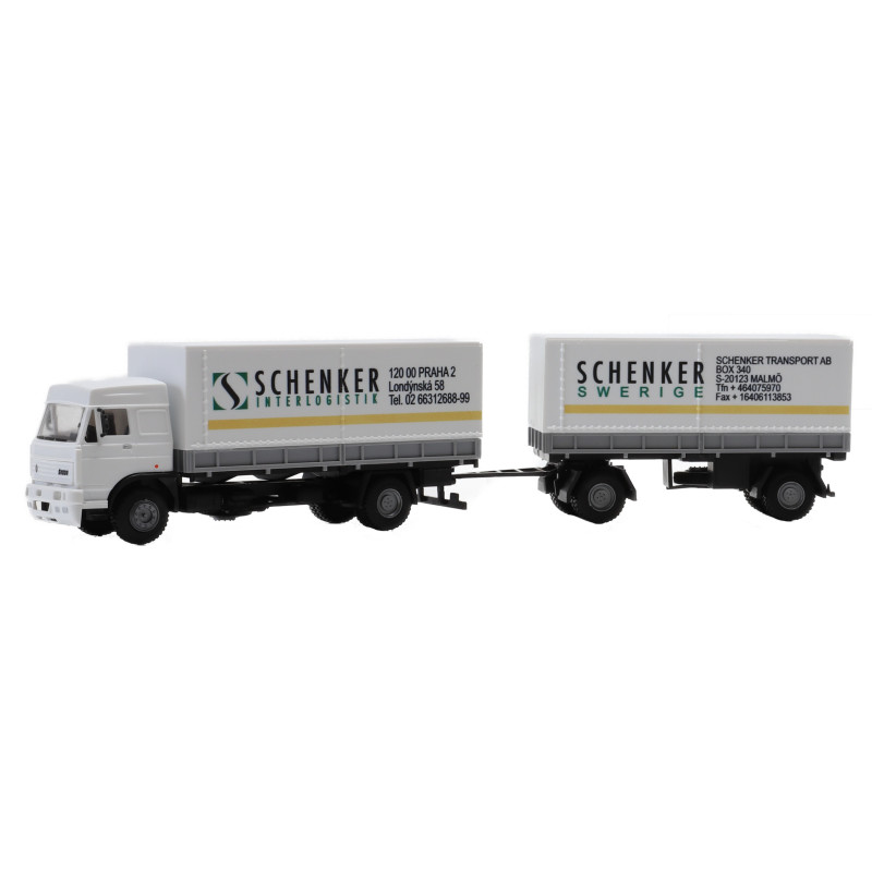 IGRA MODEL  Liaz Maxi Schenker interlogistik with trailer    H0