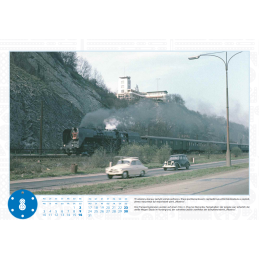 Trains of Boyhood Years 7 2026 Wall Calendar Monthly