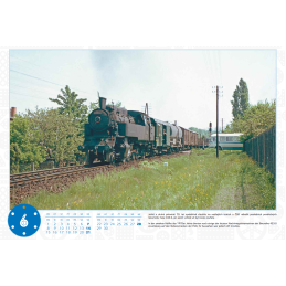 Trains of Boyhood Years 7 2026 Wall Calendar Monthly