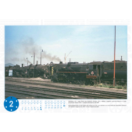 Trains of Boyhood Years 7 2026 Wall Calendar Monthly