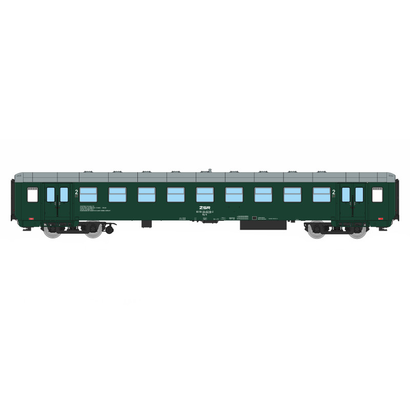 IGRA MODEL  4-axle passenger car By-k ŽSR, 5th series TT