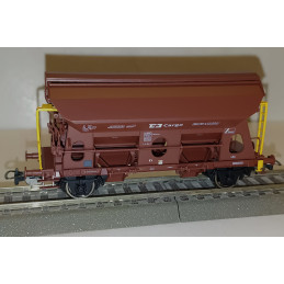 PIKO 2nd generation Tdgns ČD Cargo "Zrniny" grain wagon H0