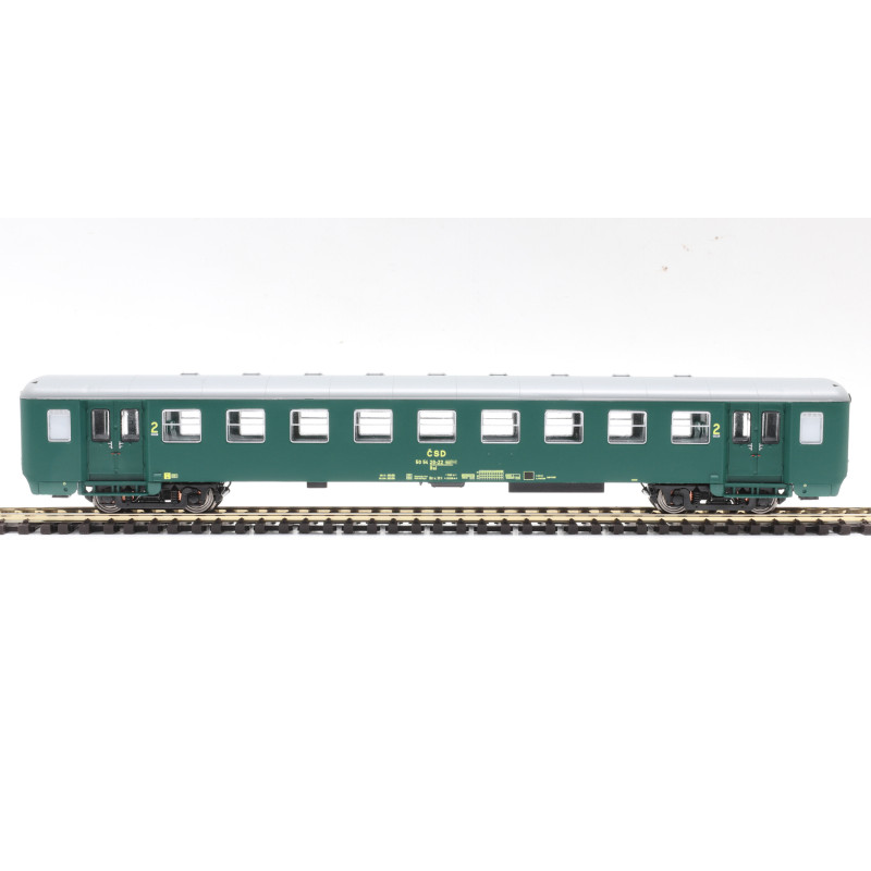IGRA MODEL  4-axle passenger car Bai ČSD 8dv Jihlava 1, IV. ep. TT