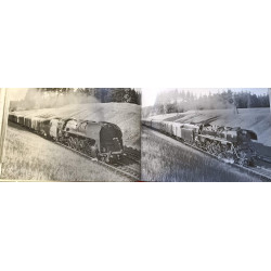Parní lokomotivy s rudou hvězdou na čele - ČSD steam locomotives carryng the red star (A.E.Durrant)