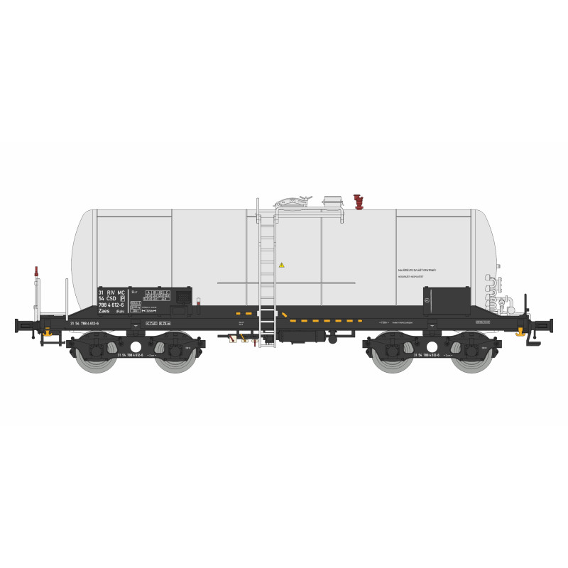 IGRA MODEL  4-axle Zaes (Rah) ČSD boiler wagon, light gray, 4th edition,  kit  TT