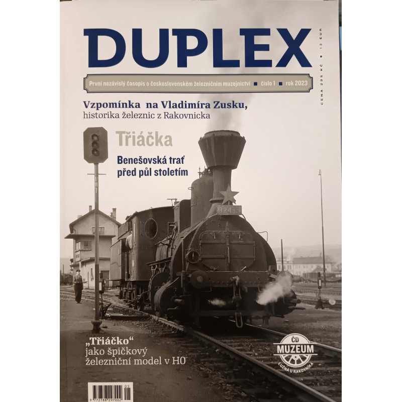 Duplex   1/2023   - První nezávislý časopis o československém železničním muzejnictví