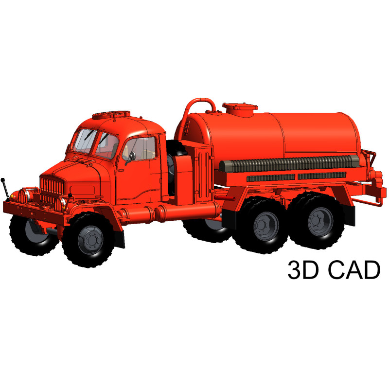 IGRA Praga V3S FEK "slurry tanker" fire truck, model kit TT