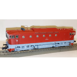 ROCO  T478.3137 ČSD "Brejlovec, Dvoukomíňák" diesel locomotive, 4th series, analog   H0