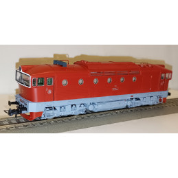 ROCO  T478.3137 ČSD "Brejlovec, Dvoukomíňák" diesel locomotive, 4th series, analog   H0