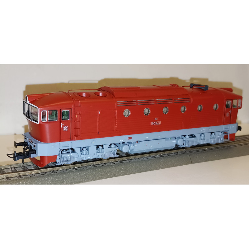 ROCO  mot. lokomotiva T478.3137 ČSD "Brejlovec, Dvoukomíňák", 4.ep., analog   H0