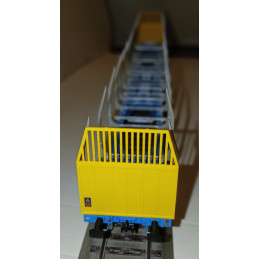 BRAWA double unit of Sggmrrs InnoFreight flat cars H0         H0