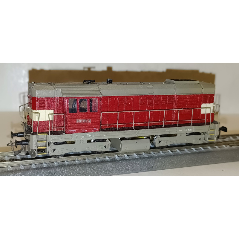 ČD Class 742 "Bangle, Kocour" TT diesel locomotive