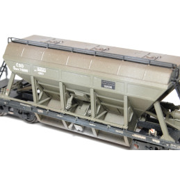 SDV 4-axle self-unloading wagon Fad/Savz 10 ČSD, TT kit