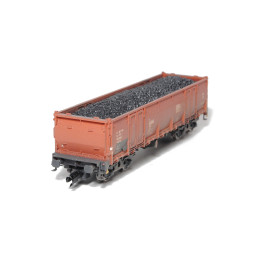 SDV 4-axle open wagon Eal/Vsa 10 ČSD, 4th series, kit    TT