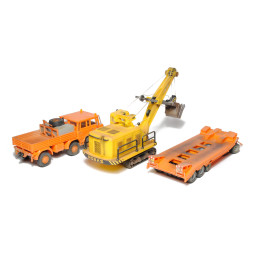 SDV  Transport of excavator, H0 model kit