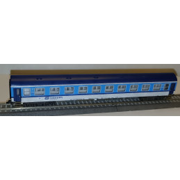 ROCO set of 2 x 4-axle passenger cars type Y/B-70 B 2nd class ČD, paint scheme "Najmrd 2", 6th edition. TT