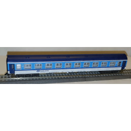 ROCO set of 2 x 4-axle passenger cars type Y/B-70 B 2nd class ČD, paint scheme "Najmrd 2", 6th edition. TT