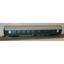 ROCO 4-axle passenger car type Y/B-70 BDa 2nd class with ČSD service compartment (car no. 2), 4th edition  H0