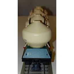 ROCO set 3 ks 4nápr. nádobových vozů Uacs/Raj ČSD, 4.ep. H0