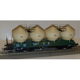 ROCO set of 3 pcs 4-axle tank cars Uacs/Raj ČSD, 4th series H0