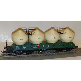 ROCO set of 3 pcs 4-axle tank cars Uacs/Raj ČSD, 4th series H0