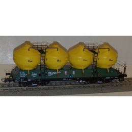 ROCO set of 3 pcs 4-axle tank cars Uacs/Raj ČSD, 4th series H0