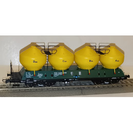 ROCO set of 3 pcs 4-axle tank cars Uacs/Raj ČSD, 4th series H0