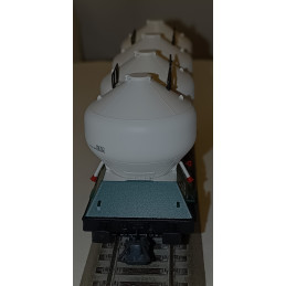 ROCO set of 3 pcs 4-axle container wagons Uacs ČD, 6th edition, H0