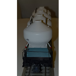 ROCO set of 3 pcs 4-axle container wagons Uacs ČD, 6th edition, H0