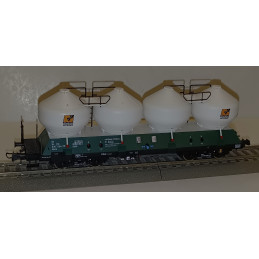 ROCO set of 3 pcs 4-axle container wagons Uacs ČD, 6th edition, H0
