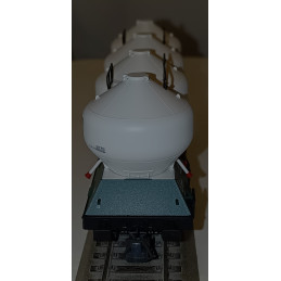 ROCO set of 3 pcs 4-axle container wagons Uacs ČD, 6th edition, H0