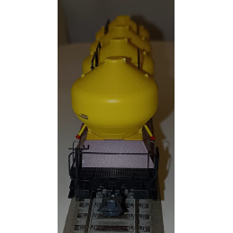 ROCO set of 3 pcs 4-axle container wagons Uacs ČD, 6th edition, H0