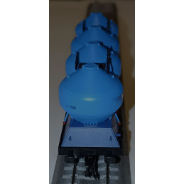 TILLIG  set of 2 pcs 4-axle container wagons Uacs 451.1 ČD, NHN spol. s.r.o., 6th edition,   TT