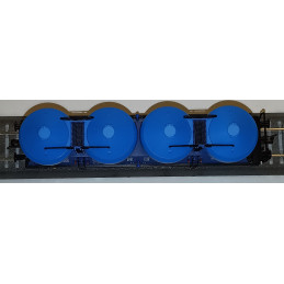 TILLIG  set of 2 pcs 4-axle container wagons Uacs 451.1 ČD, NHN spol. s.r.o., 6th edition,   TT