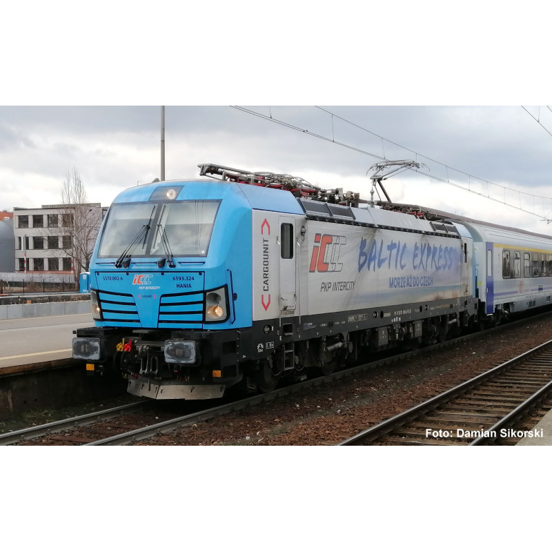 PIKO electric locomotive series 193 PKP IC Vectron "BALTIC EXPRESS", 6.ep, analog H0