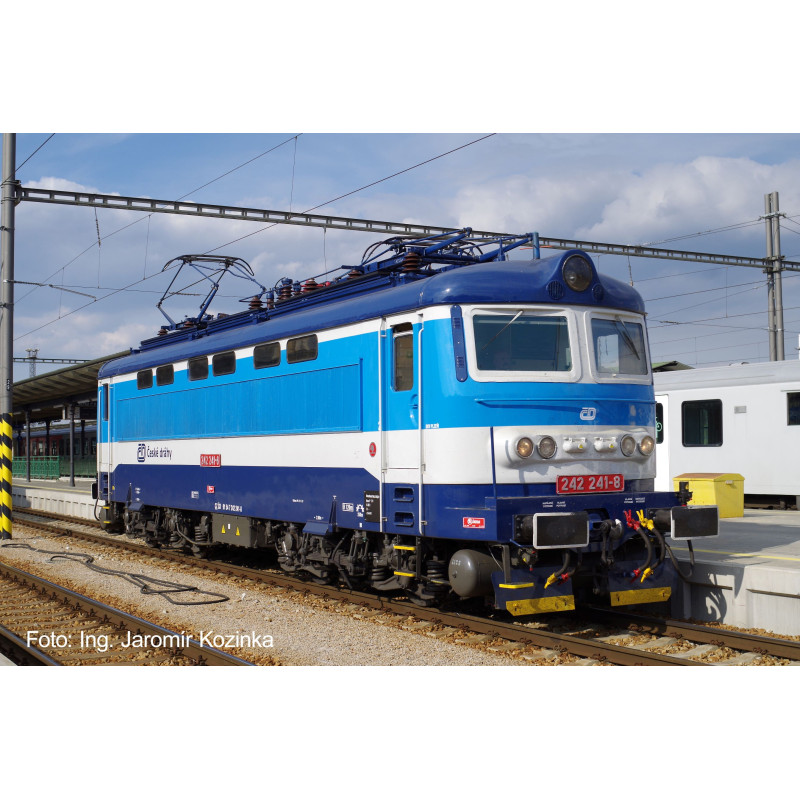 PIKO  electric locomotive series 242 ČD  "Plecháč", paint scheme "Najmrd2", analog    TT