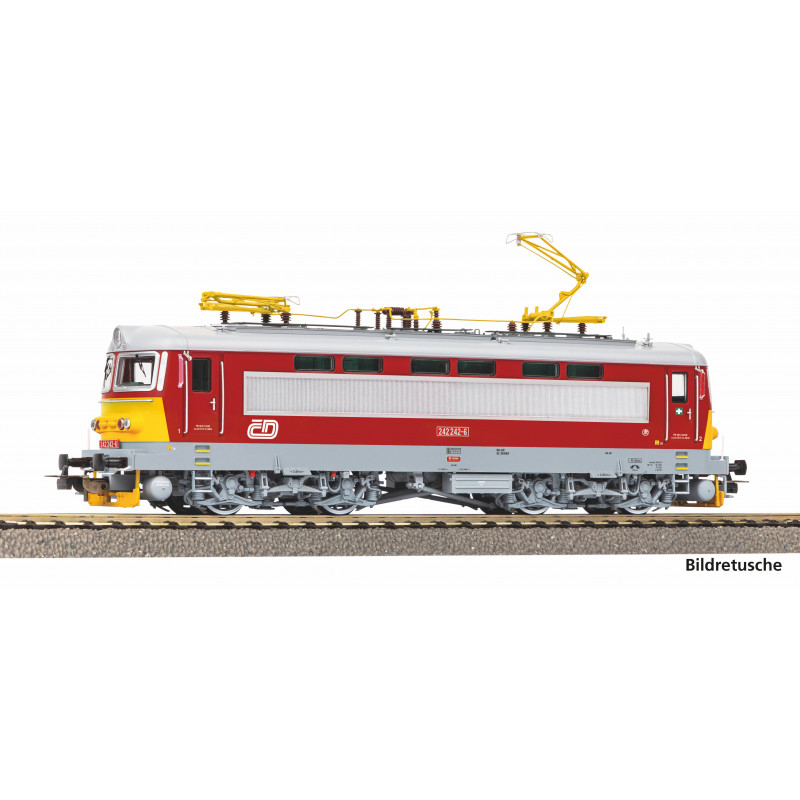 PIKO Electric Locomotive 242.242-6 ČD "Plecháč" analog H0