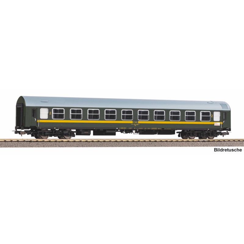 PIKO 4-axle passenger car type "Y" Ba 2nd class ČSD, 4th series   H0