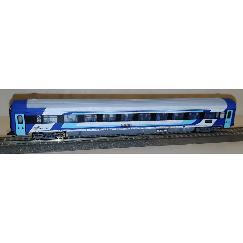 TT MODEL  4-axle 2nd class passenger car Bpmz MÁV H-START, 6th edition    TT