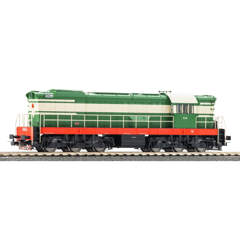 PIKO T669.0 ČSD "Čmelák" diesel locomotive, H0 analog
