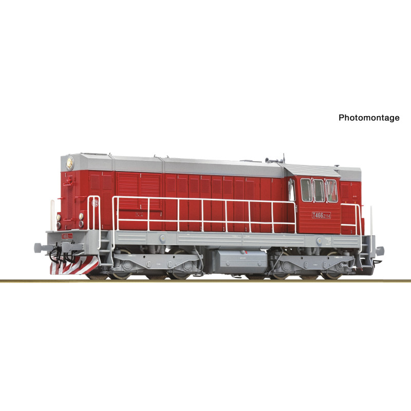 ROCO motor locomotive T466.2114 ČSD "Kocour, Bangle," 4th edition, digital + sound H0