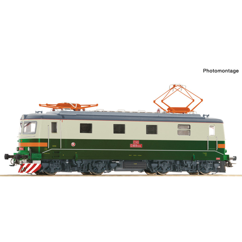 ROCO  electric DC locomotive E469.1018 ČSD, 4th series, digital + sound  H0