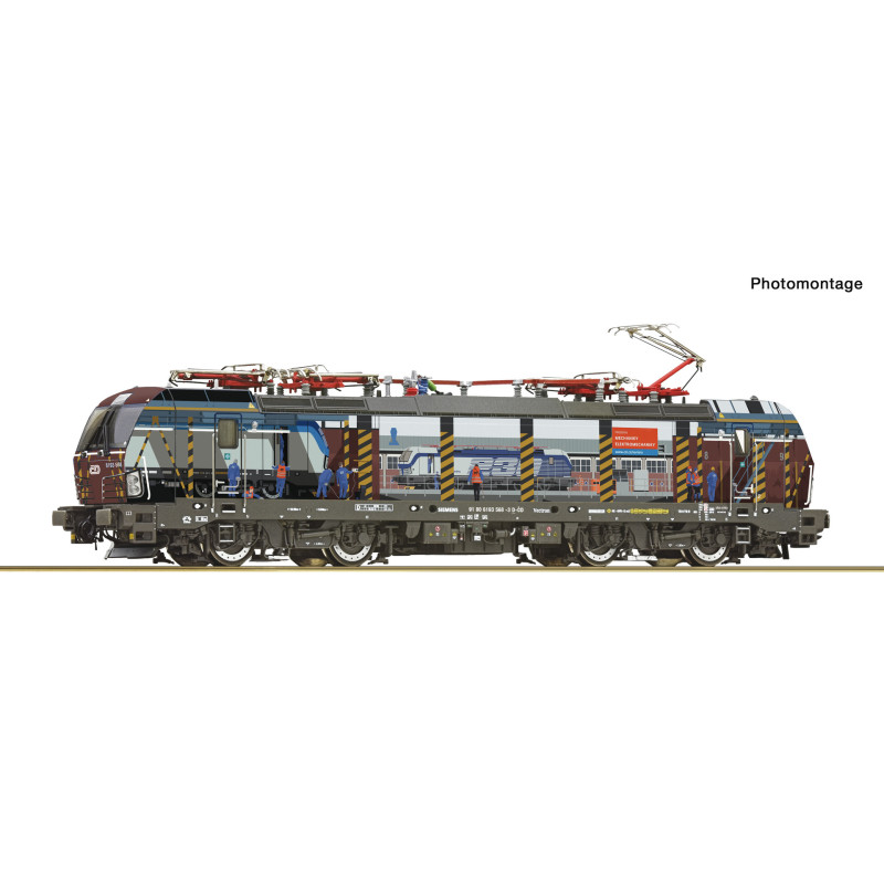 ROCO  elektrická čtyřsystémová lokomotiva  193.568-3 ČD  "Vectron", 6.ep., analog  H0