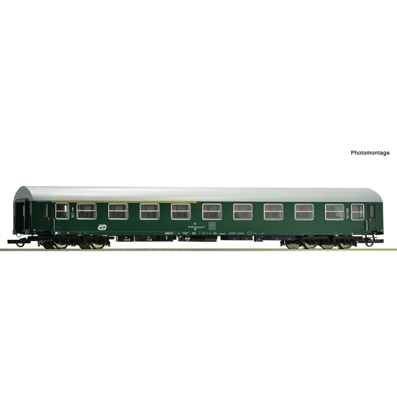ROCO 4-axle passenger car type Y/B-70 AB 1st/2nd class ČD, 5th series  H0