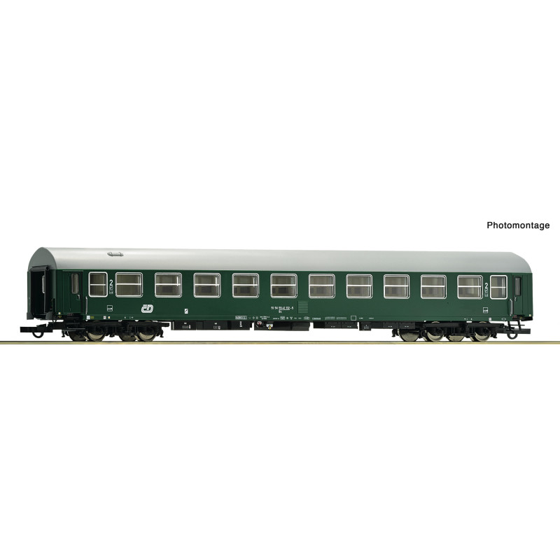 ROCO 4-axle Y/B-70 Bc 2nd class ČD couchette car, 5th series  H0
